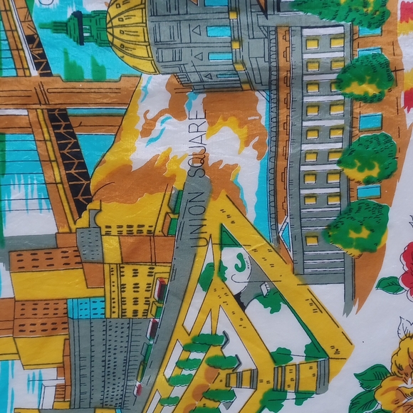 Vintage San Francisco Made In Japan Scarf - Picture 8 of 13